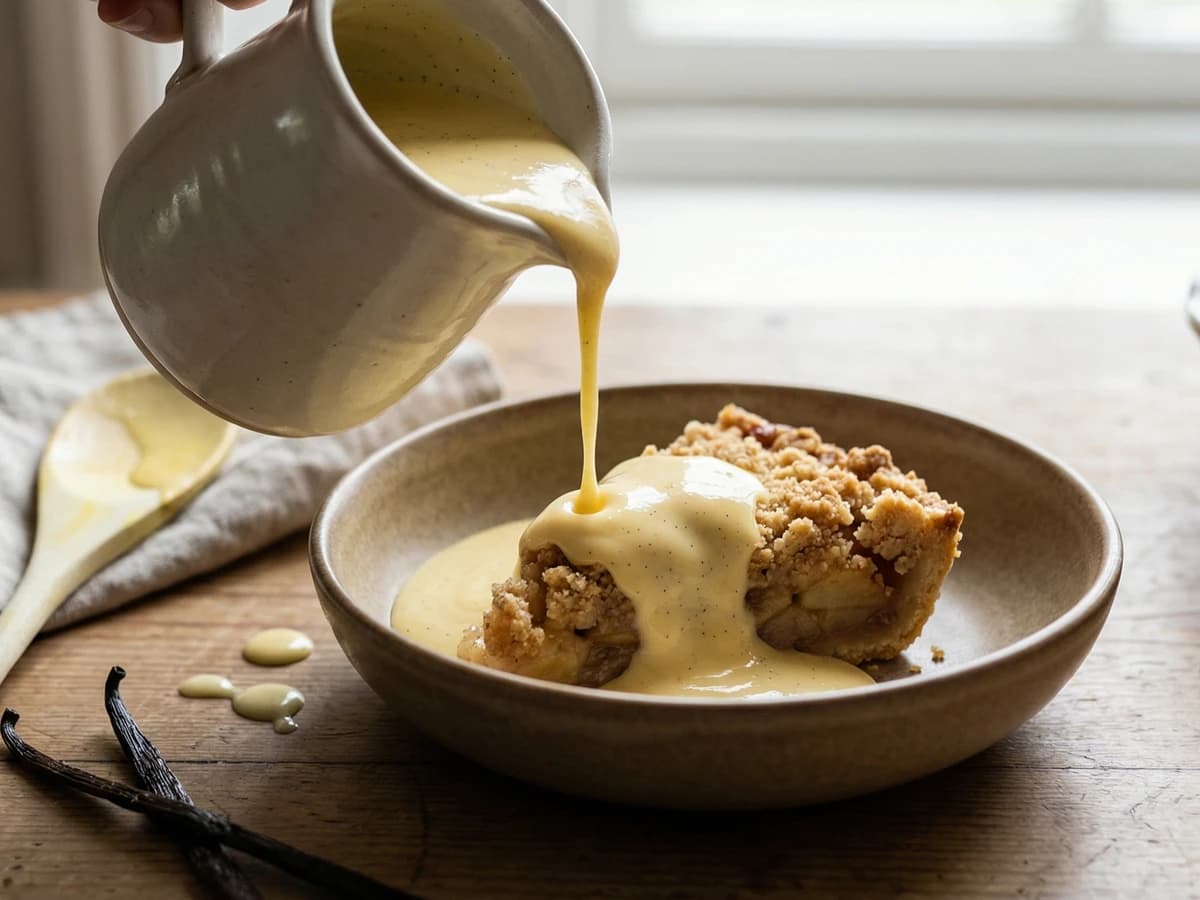 Proper Pouring Custard - Chef Thomas