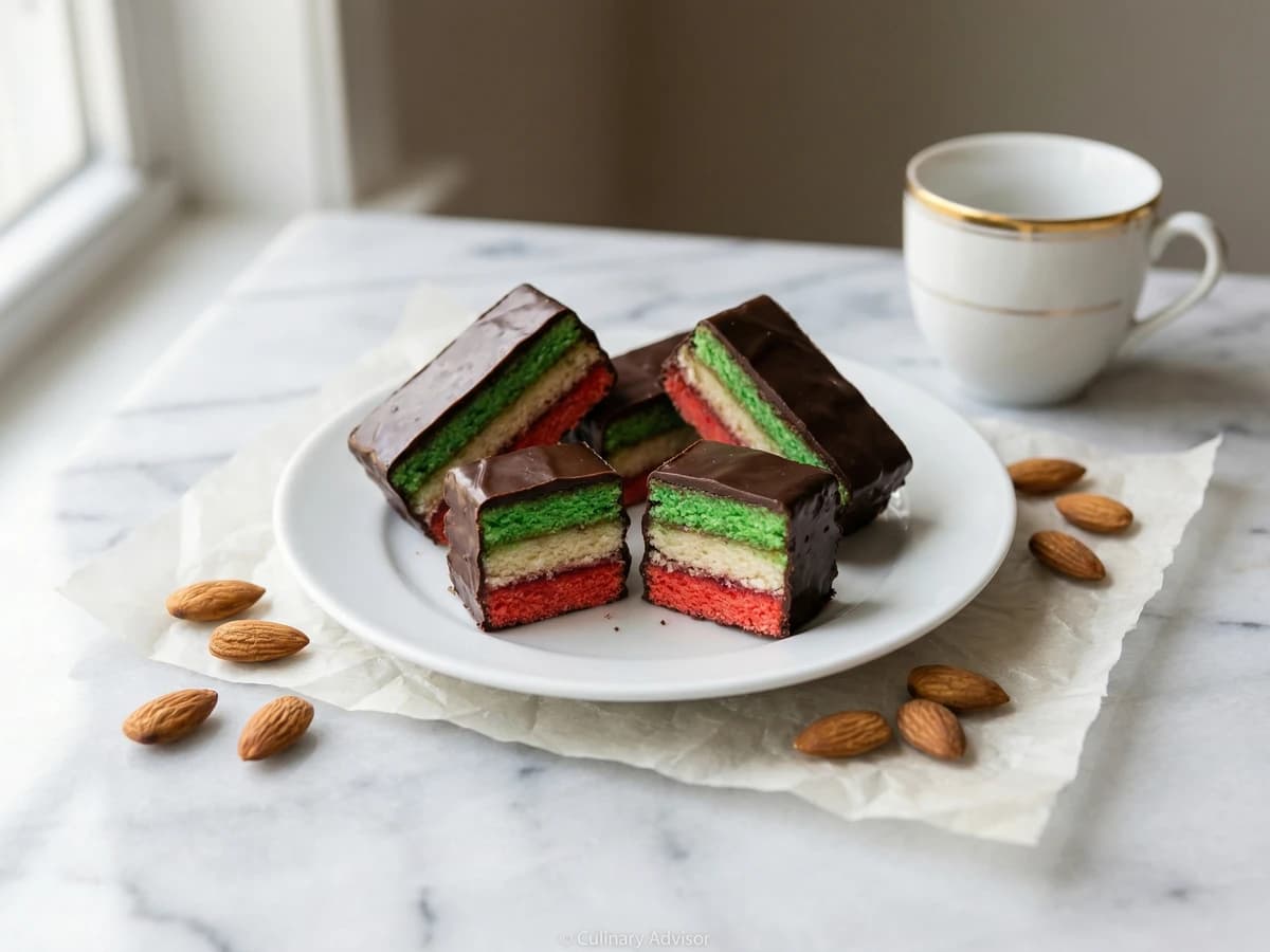 Italian Rainbow Cookies - Chef Dean