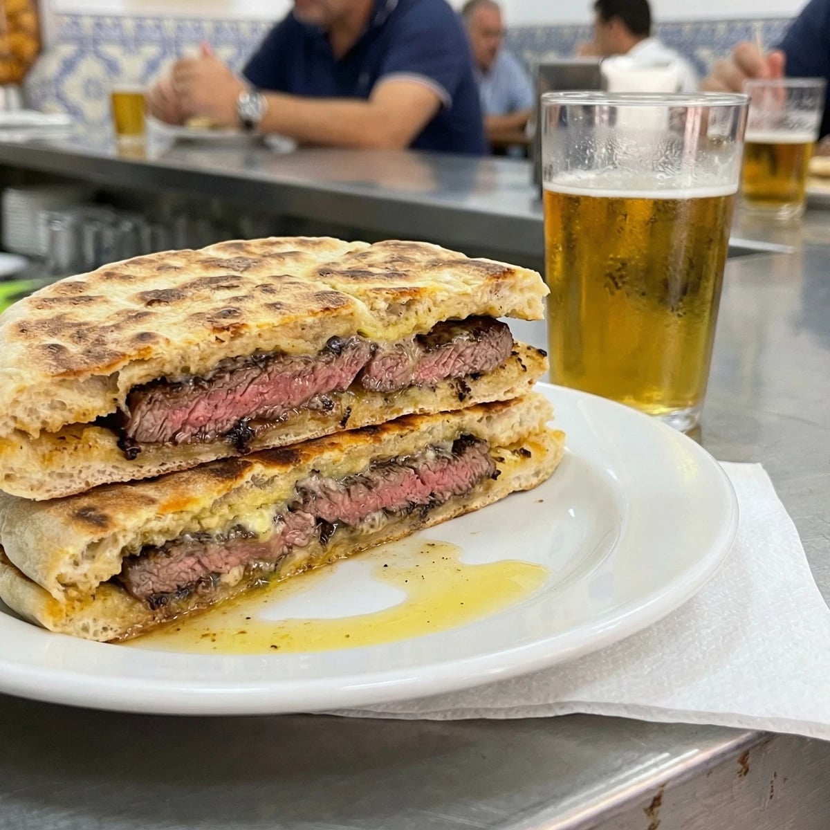 Prego em Bolo do Caco