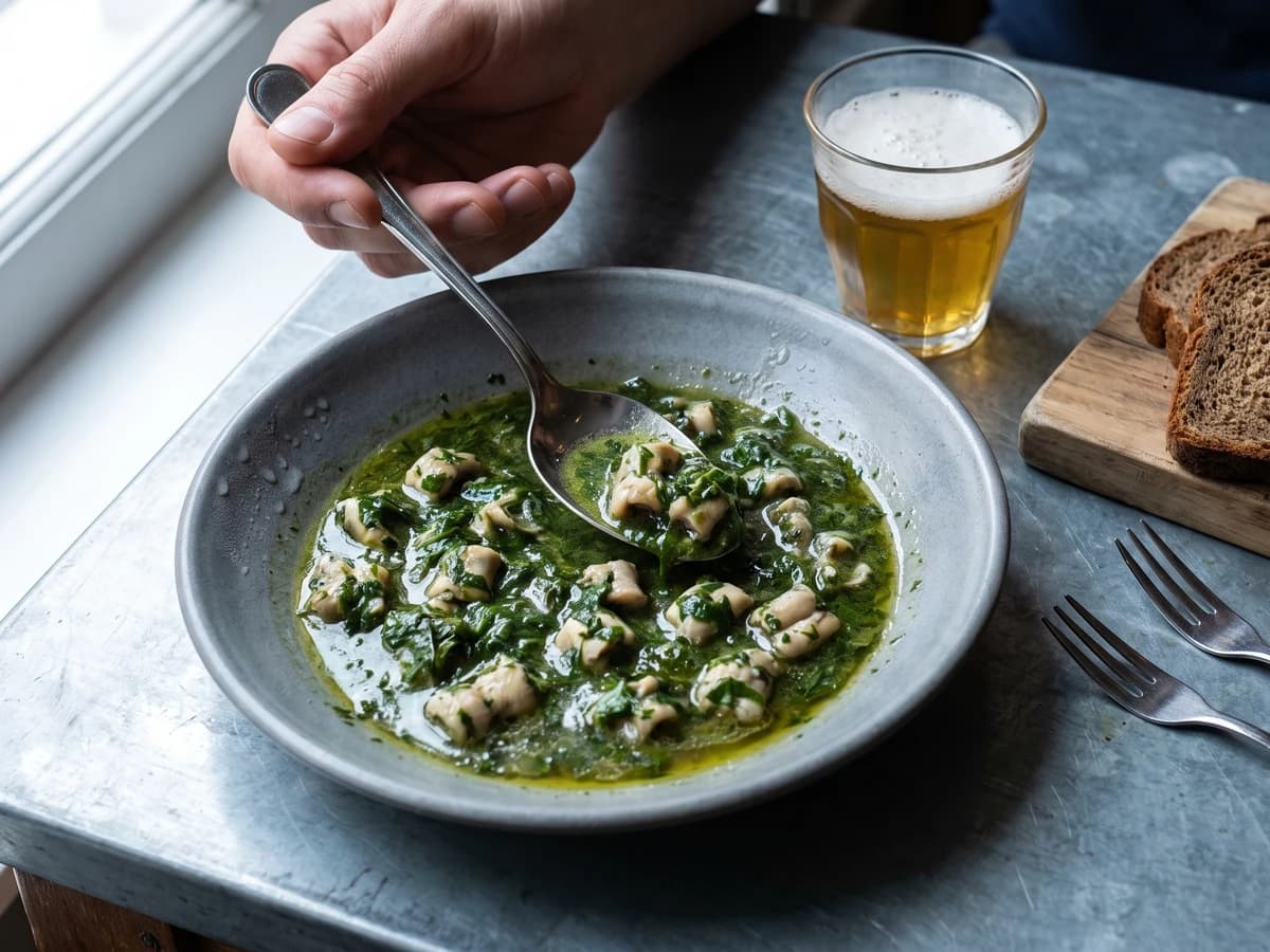Eel au Vert à la Flamande - Chef Juliette
