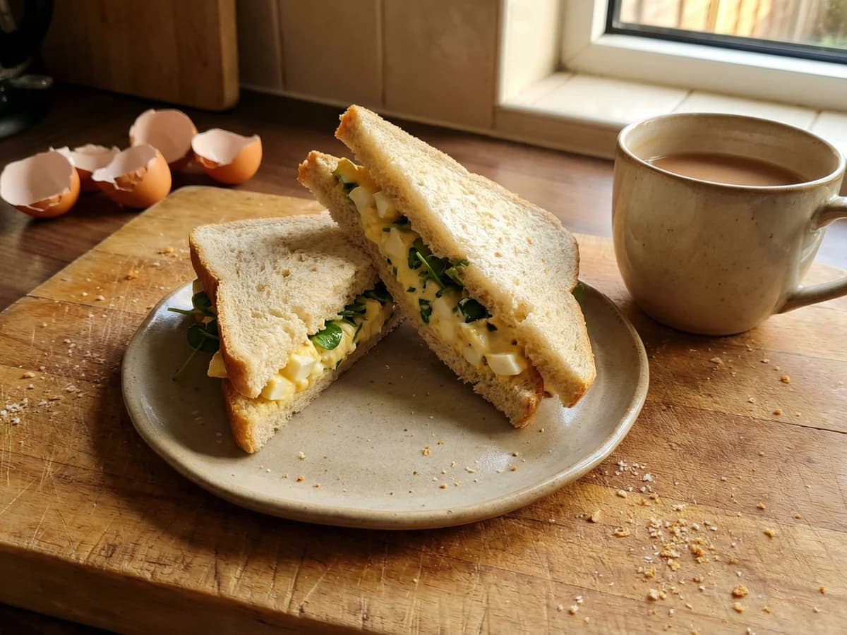 Egg Mayonnaise Sandwich - Chef Thomas
