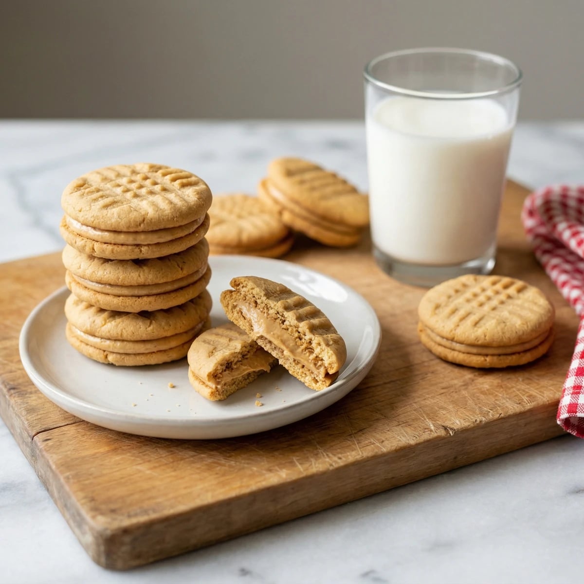 Peanut Butter Sandwich Cookies