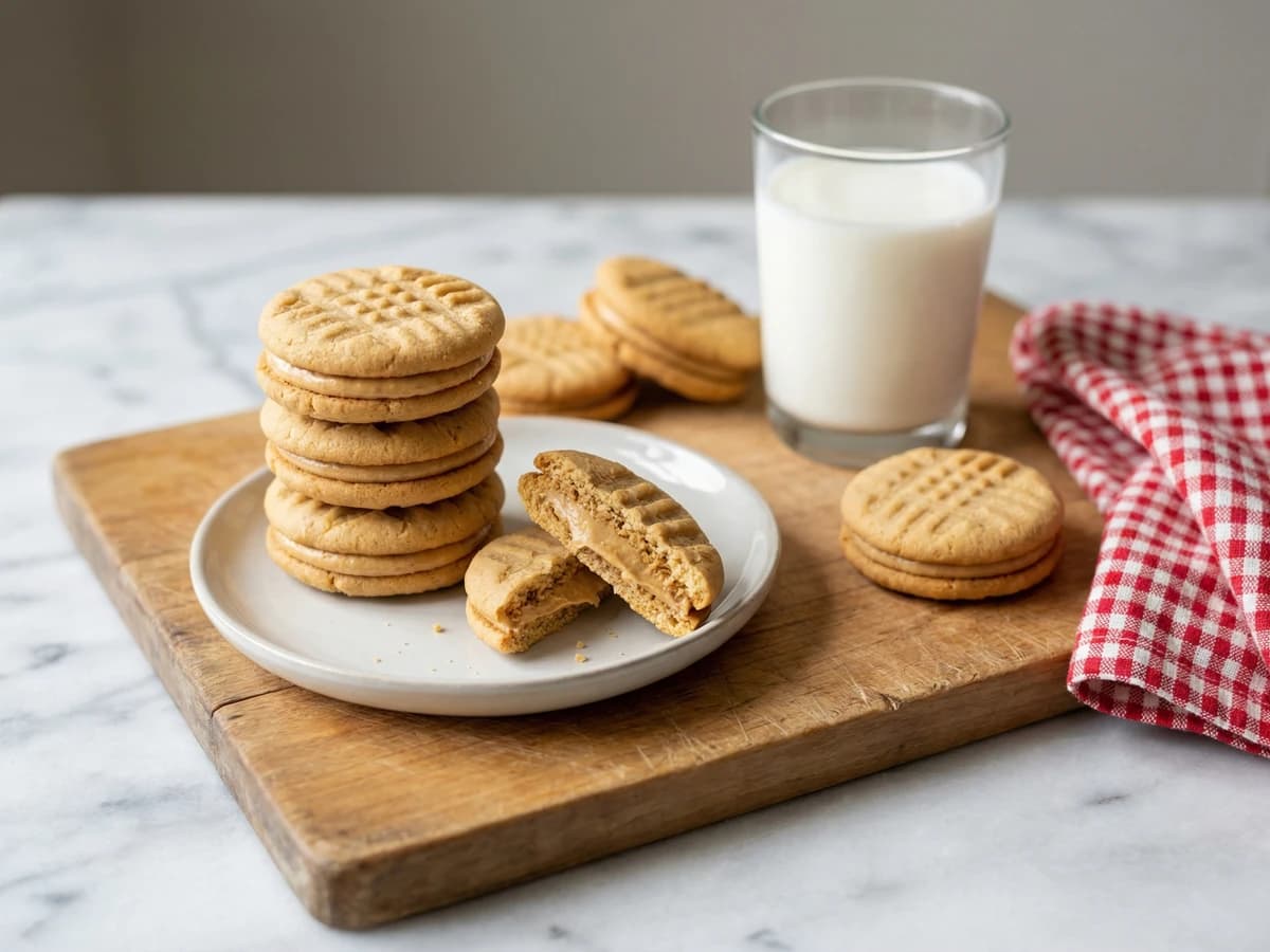 Peanut Butter Sandwich Cookies - Chef Dean