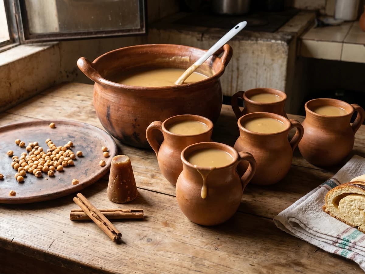 Atole de Garbanzo Guanajuatense - Chef Lupita