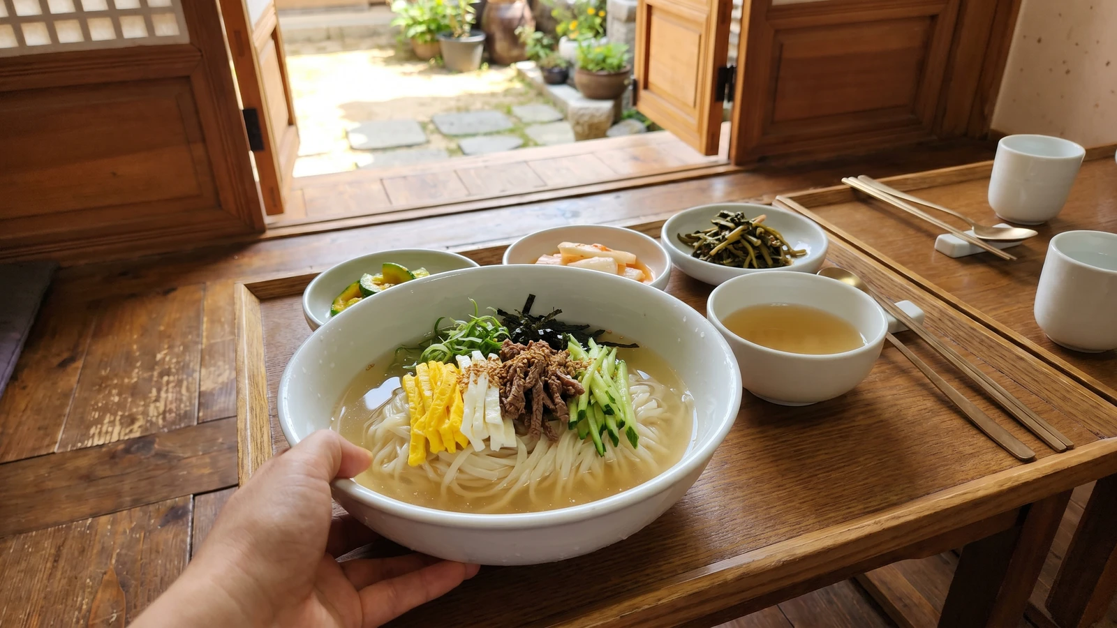 Andong Geonjin-guksu (Rinsed Banquet Noodles)