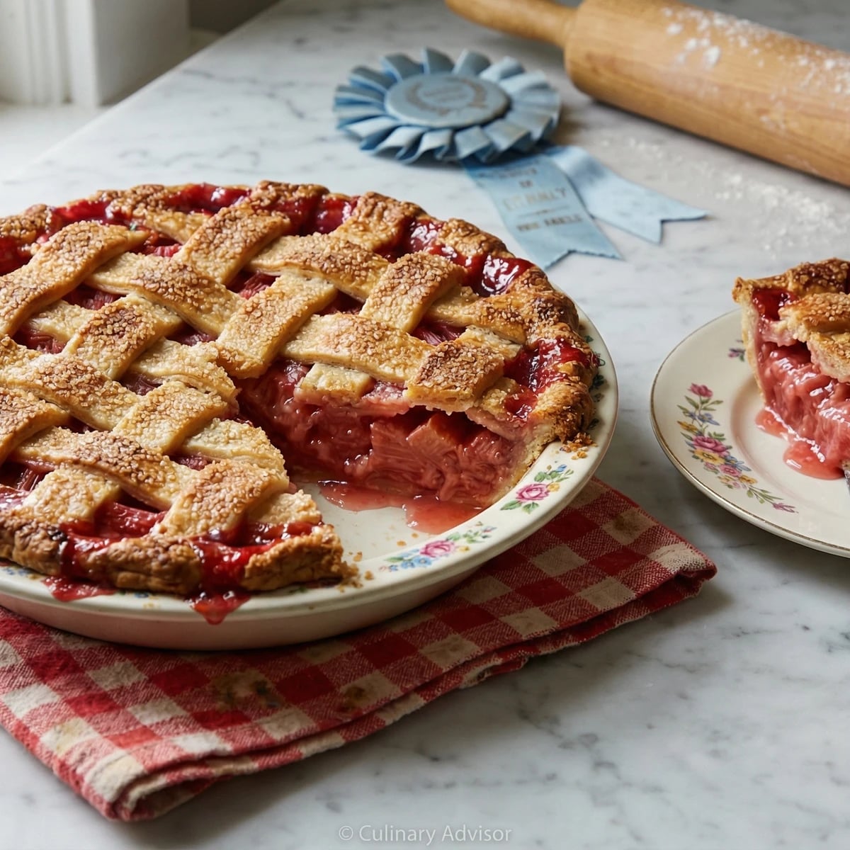 Nebraska Rhubarb Pie