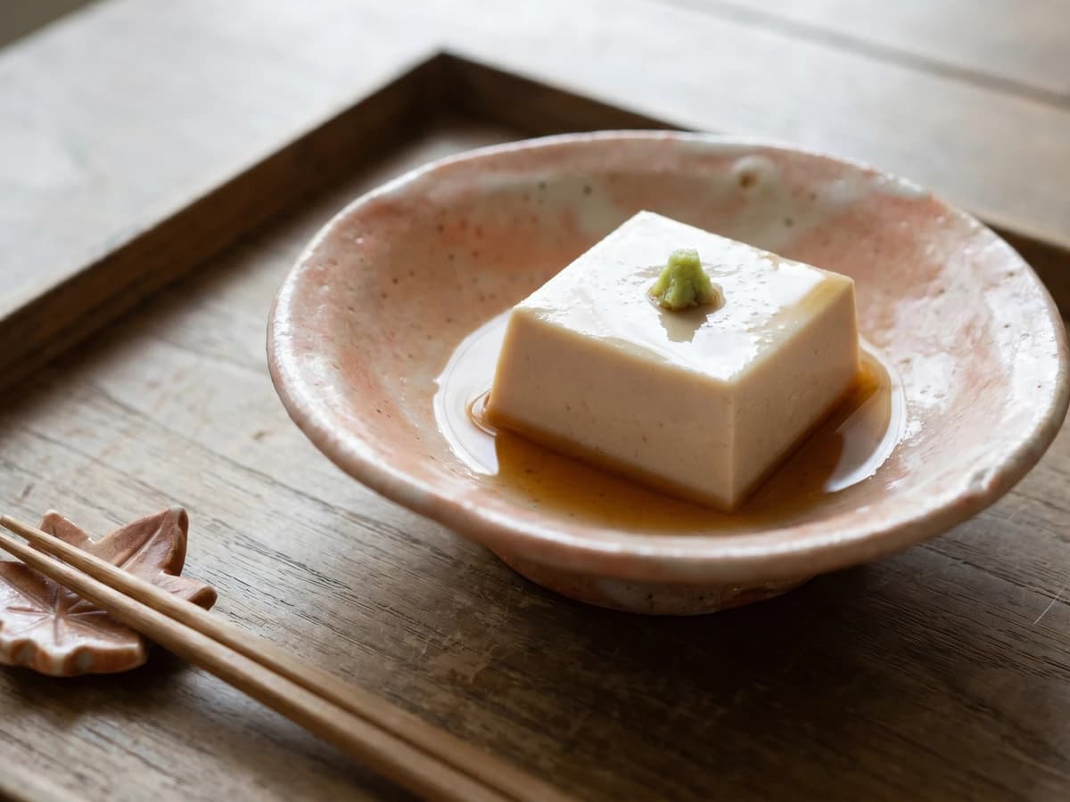 Sesame Tofu (胡麻豆腐, Goma-dofu) - Chef Takumi