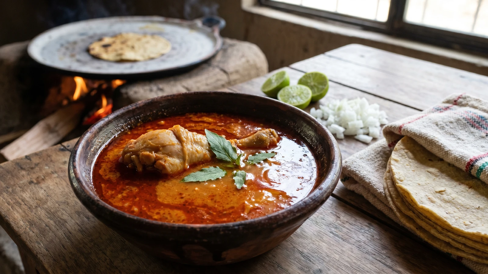 Pollo en Chilate Guerrerense