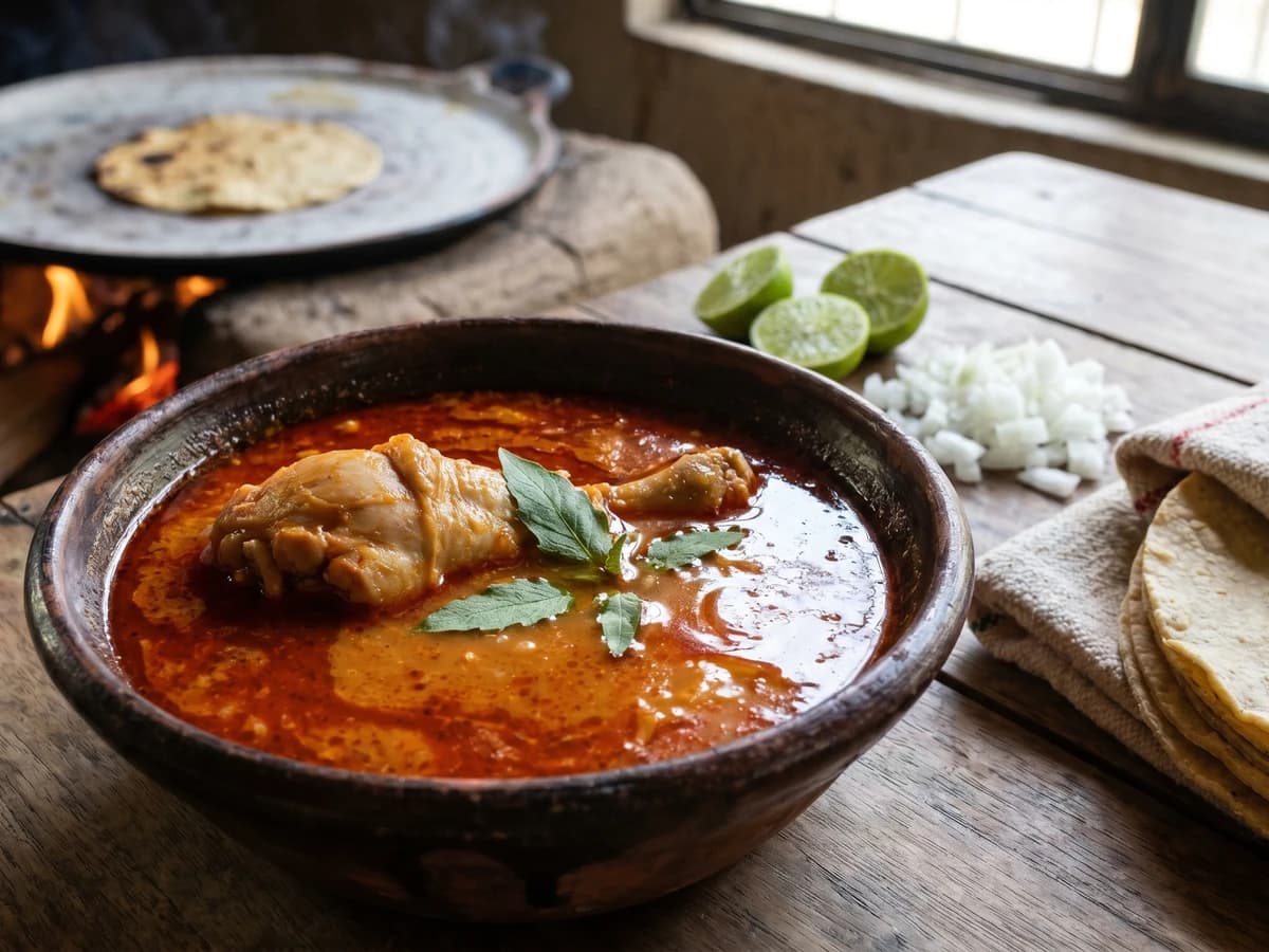 Pollo en Chilate Guerrerense - Chef Lupita