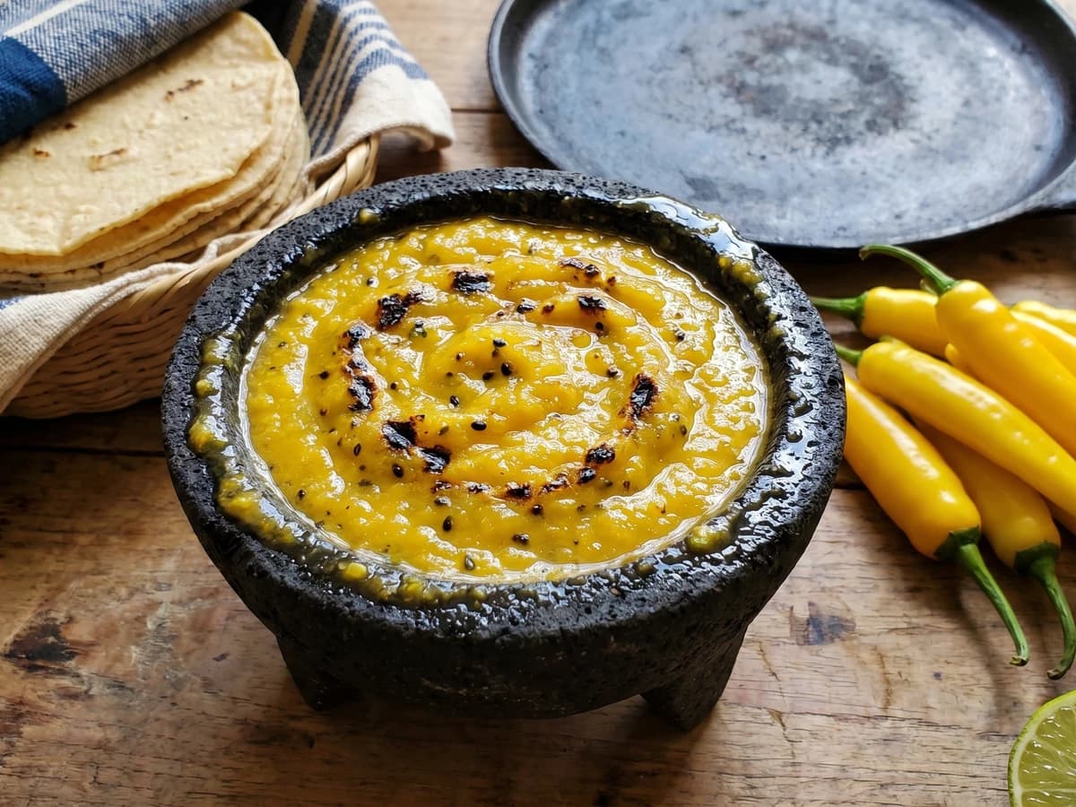 Salsa de Chile Canario de la Sierra Mazateca - Chef Lupita