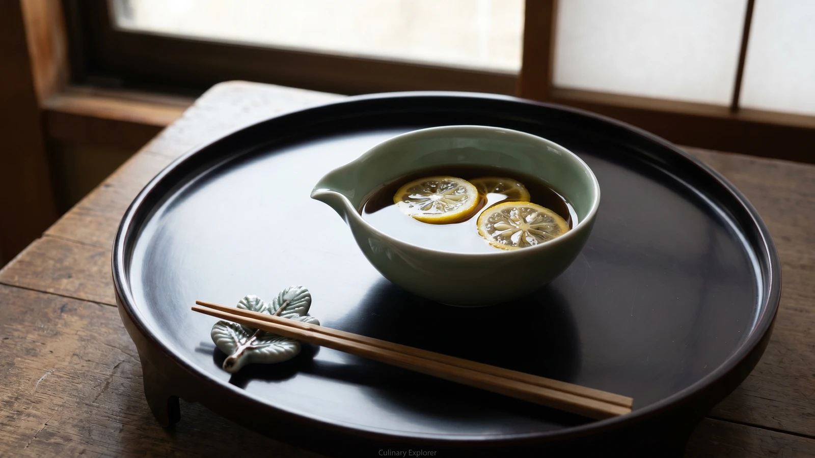 Yūan-ji (柚庵地, Edo citrus-soy marinade)