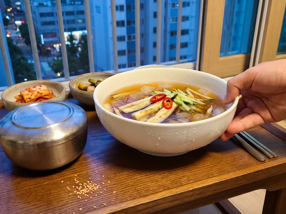 Gaji-naengguk (Cold Eggplant Soup) - Chef Jeong-sun
