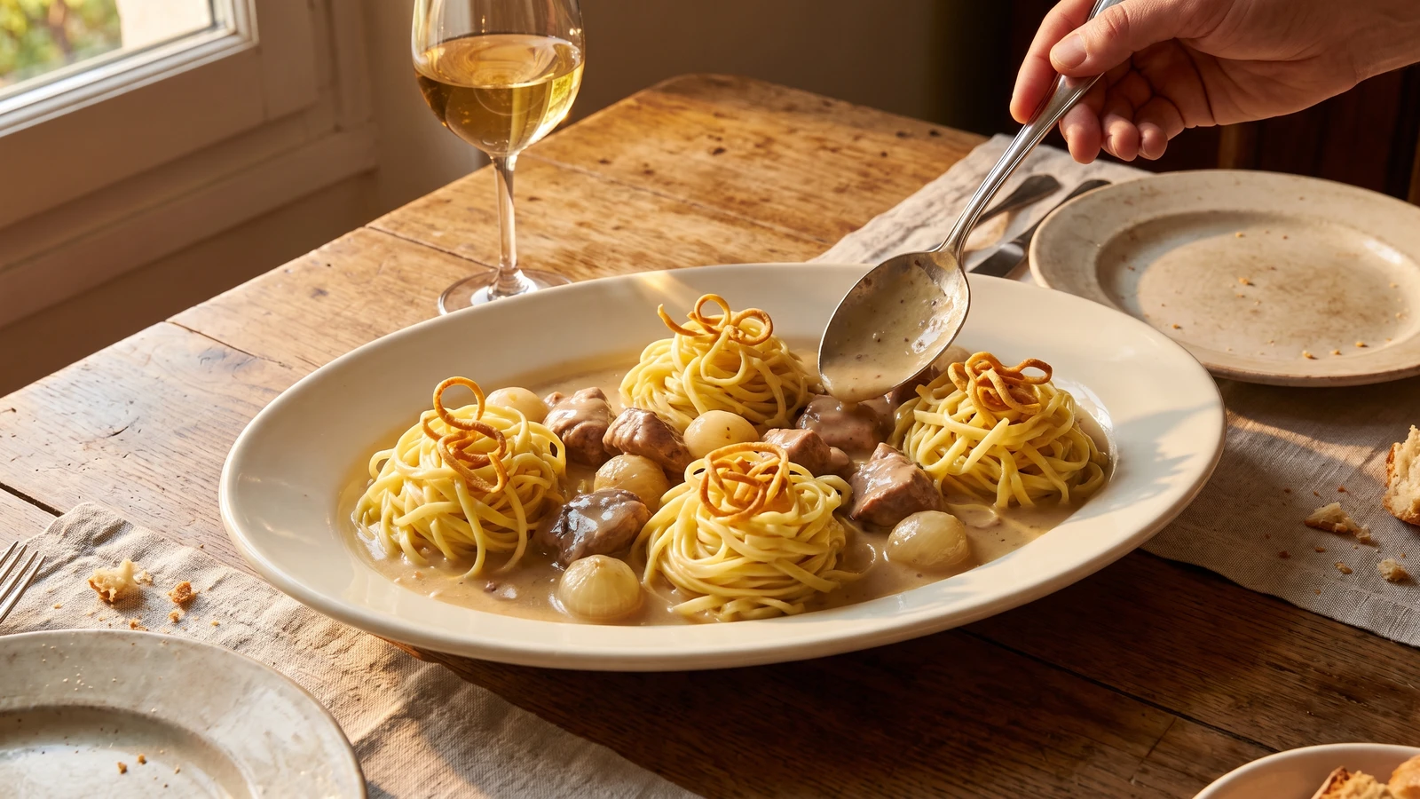 Blanquette de Veau aux Nouilles