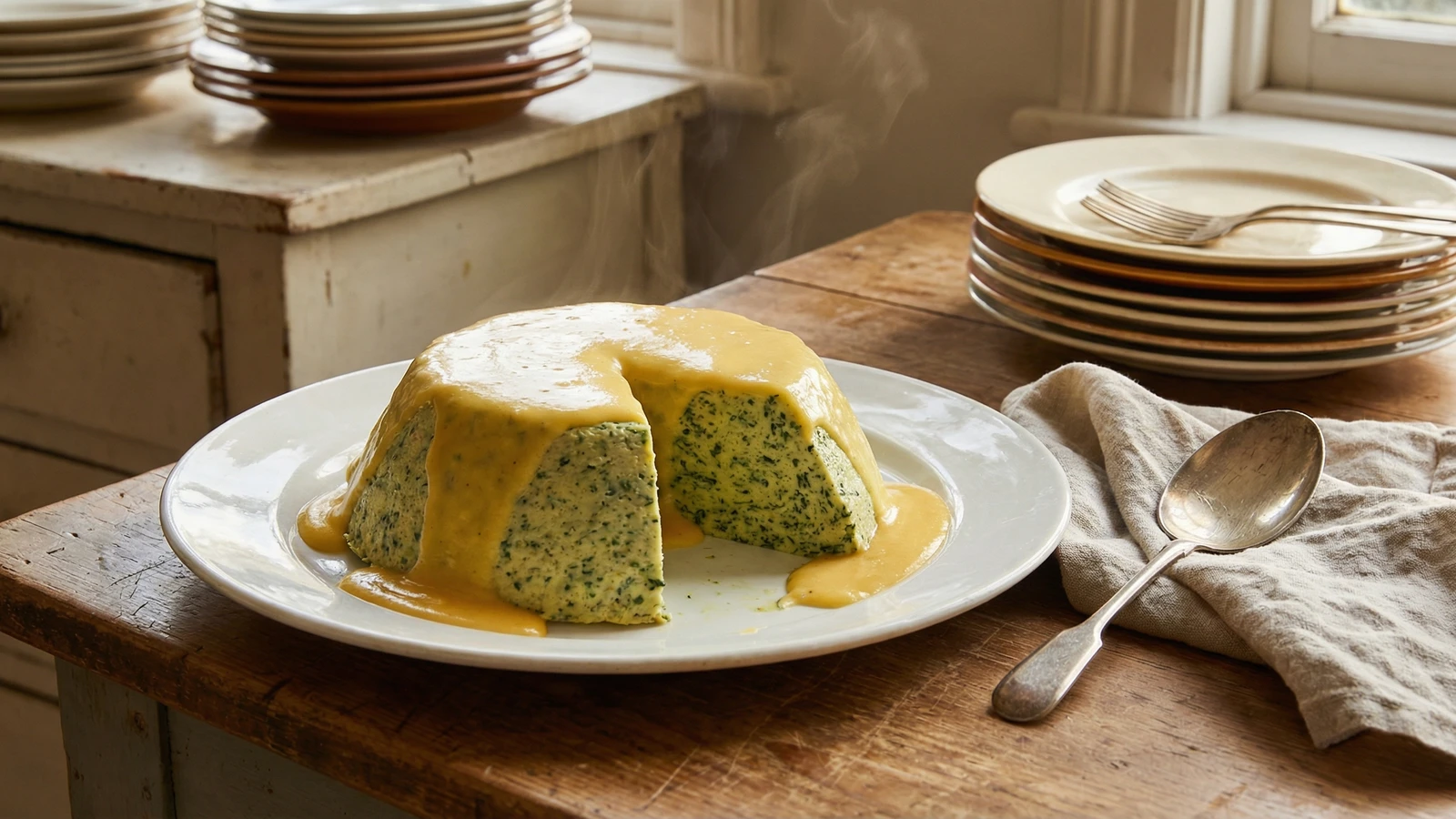Sformato di Spinaci con Fonduta