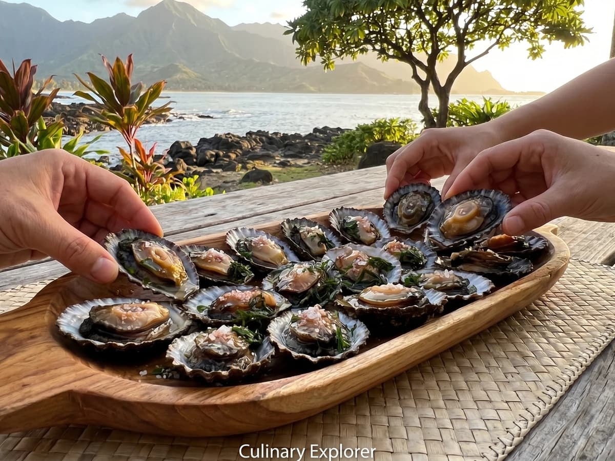 ʻOpihi Paʻakai (Hawaiian Limpets with Sea Salt and Limu) - Chef Makoa