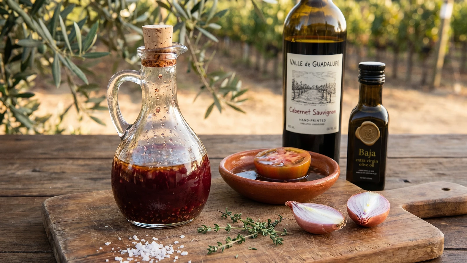 Valle de Guadalupe Red Wine Vinaigrette