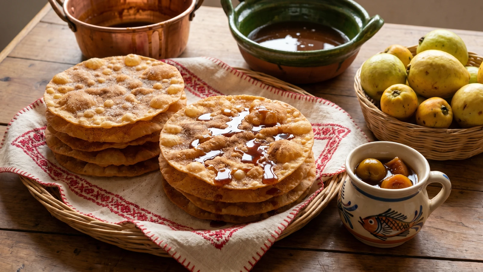 Uruapan Buñuelos with Hawthorn Honey