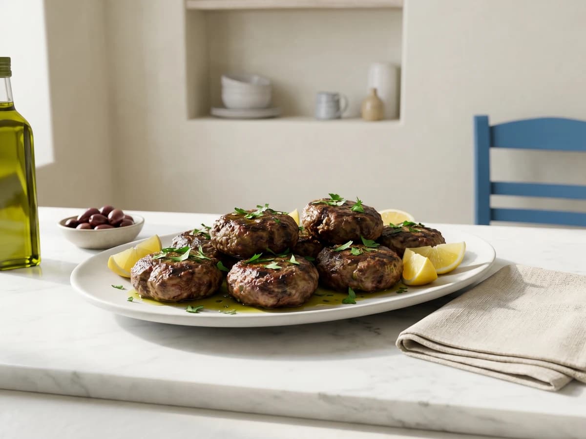 Attica Taverna Biftekia (Μπιφτέκια σχάρας) - Chef Dimitra