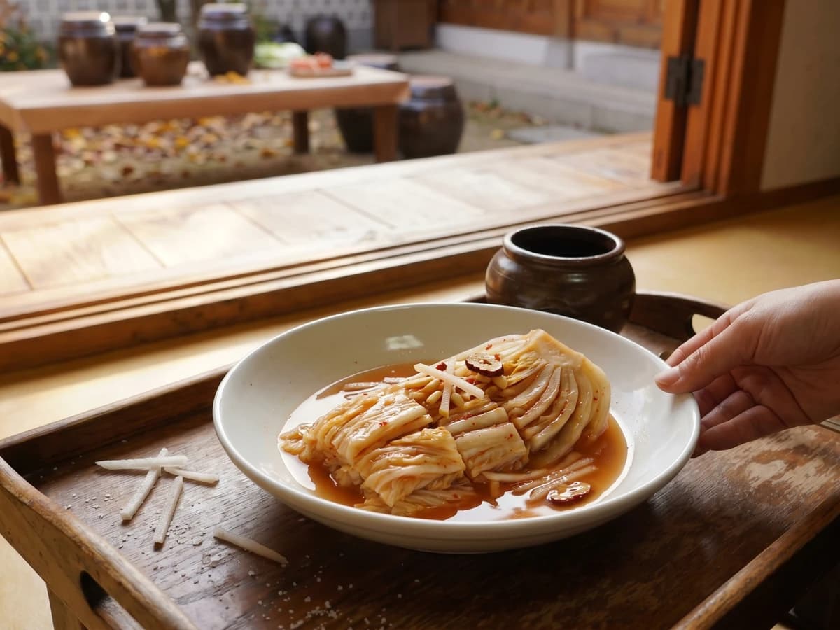 Jeotgukji (Salted-Seafood Cabbage Kimchi) - Chef Jeong-sun