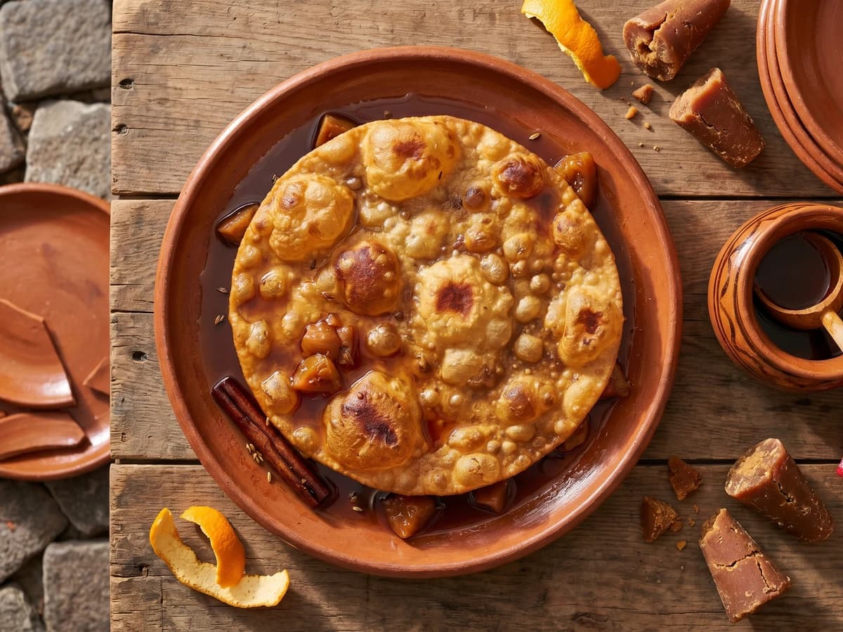 Buñuelos Oaxaqueños con Miel de Piloncillo - Chef Lupita