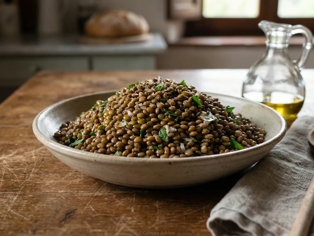 Insalata di Lenticchie di Castelluccio - Chef Graziella