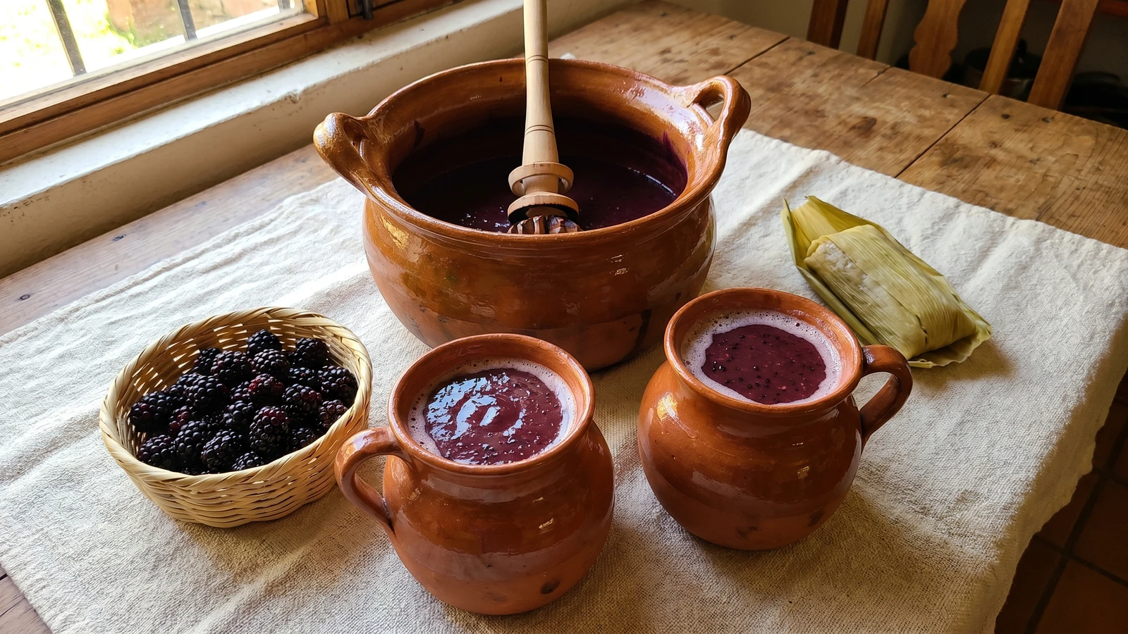 Atole de Zarzamora (Atole de Zitún)