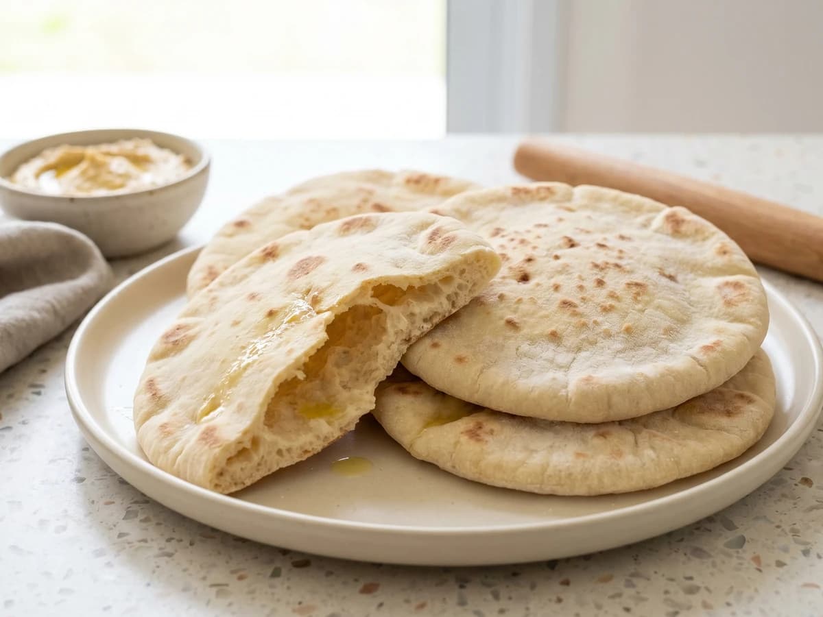 Pão Sírio Caseiro - Chef Juliana