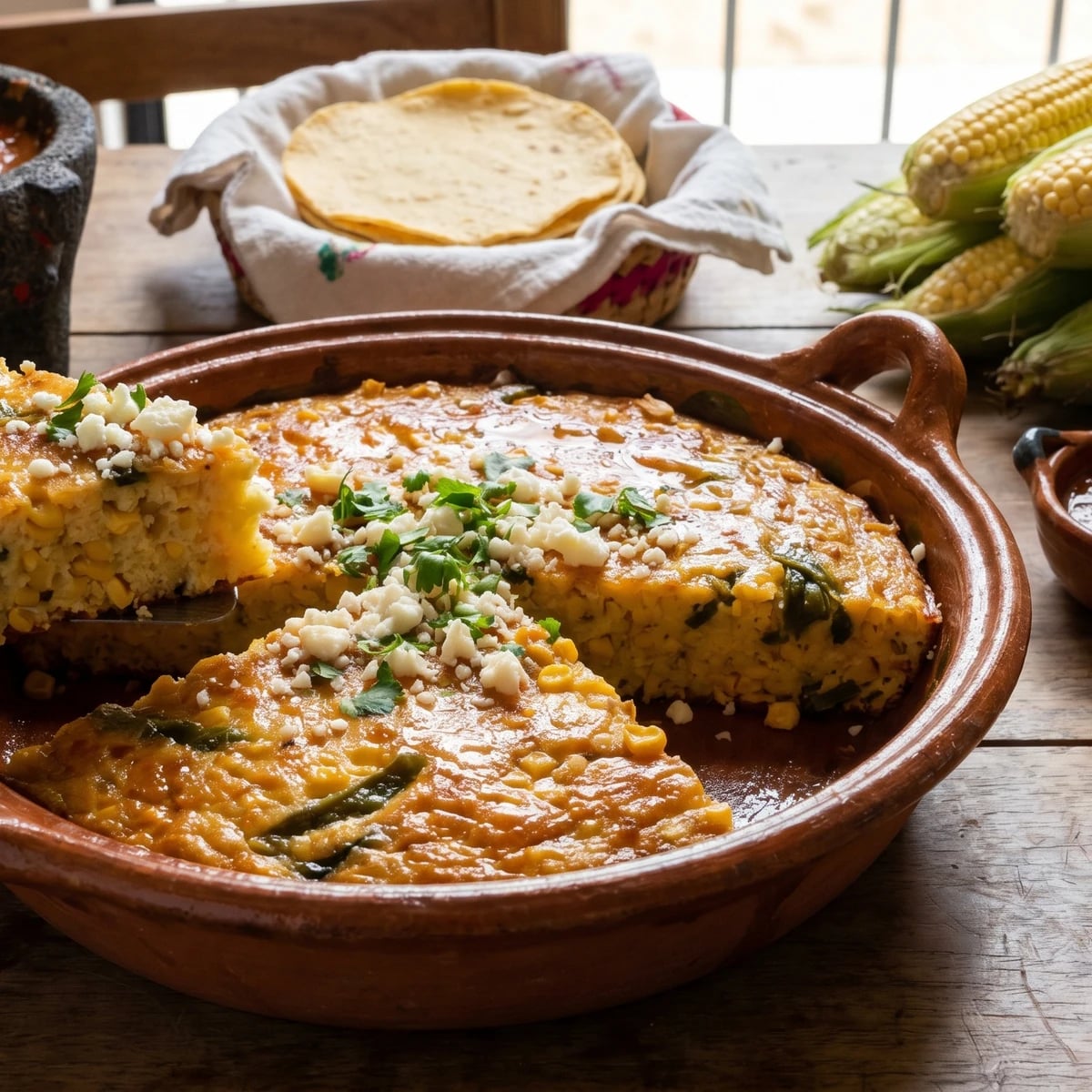 Torta de Elote Salada Jalisciense