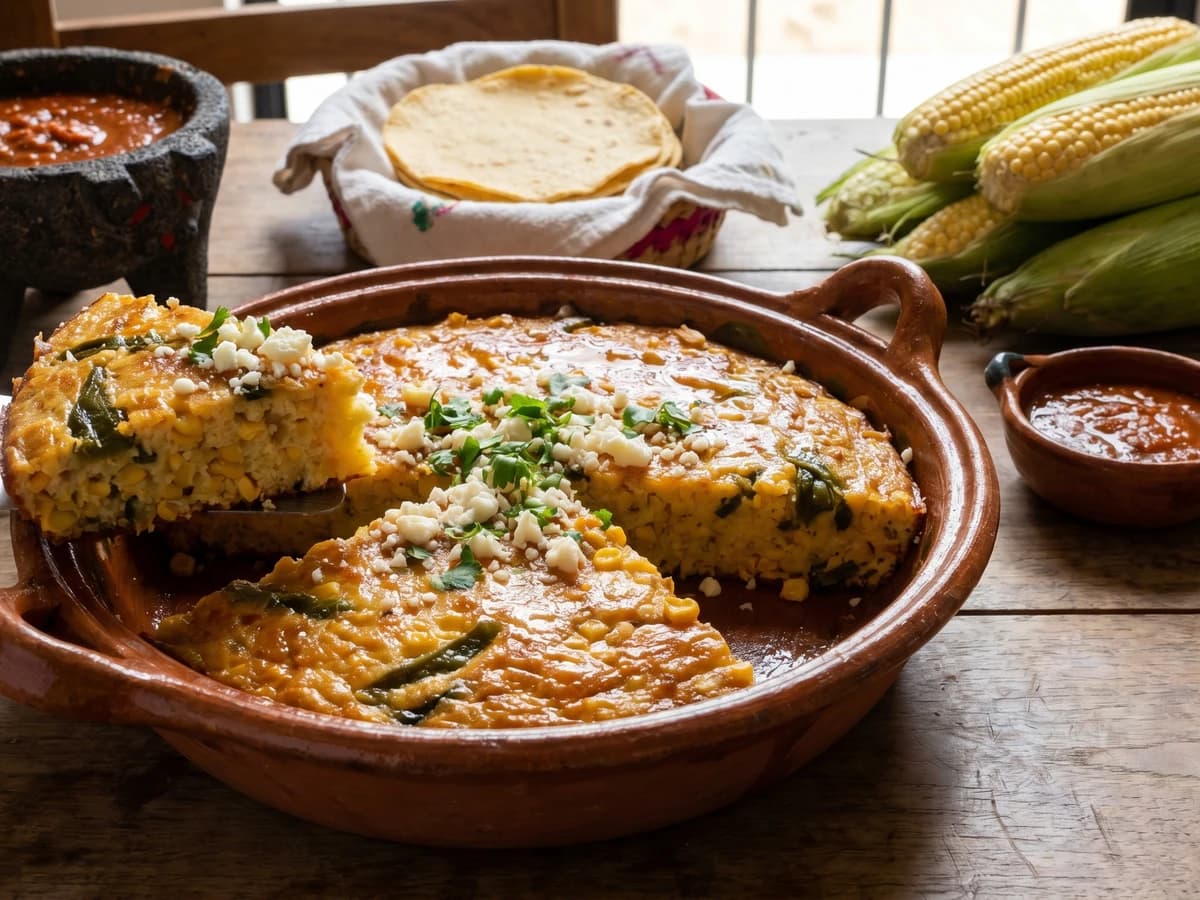 Torta de Elote Salada Jalisciense - Chef Lupita