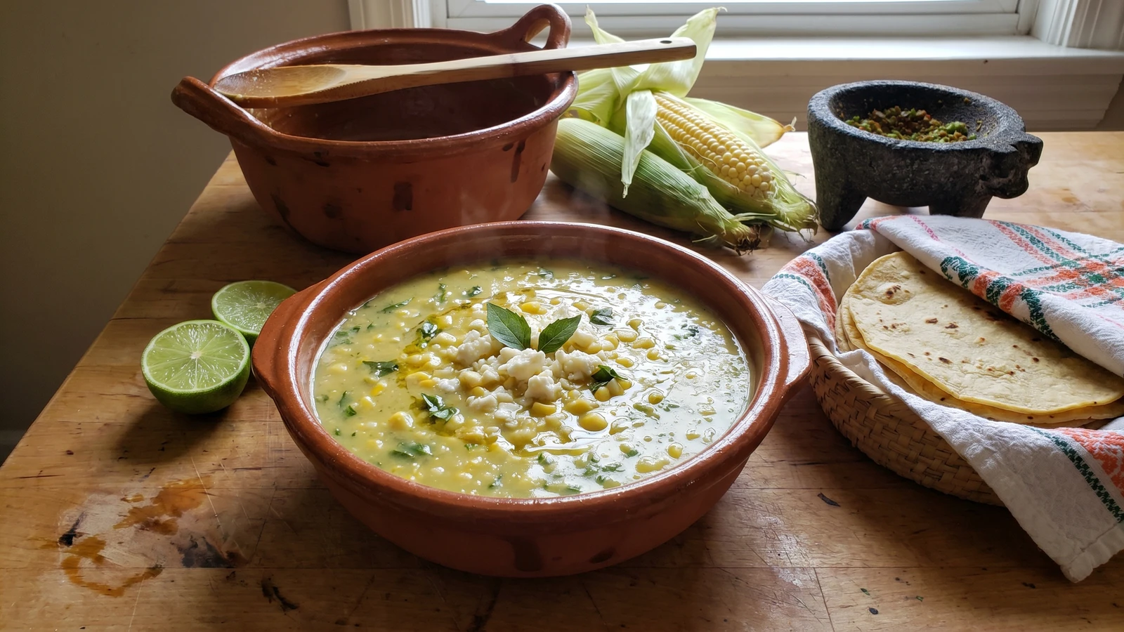 Veracruz Corn and Chile Pottage (Chileatole)