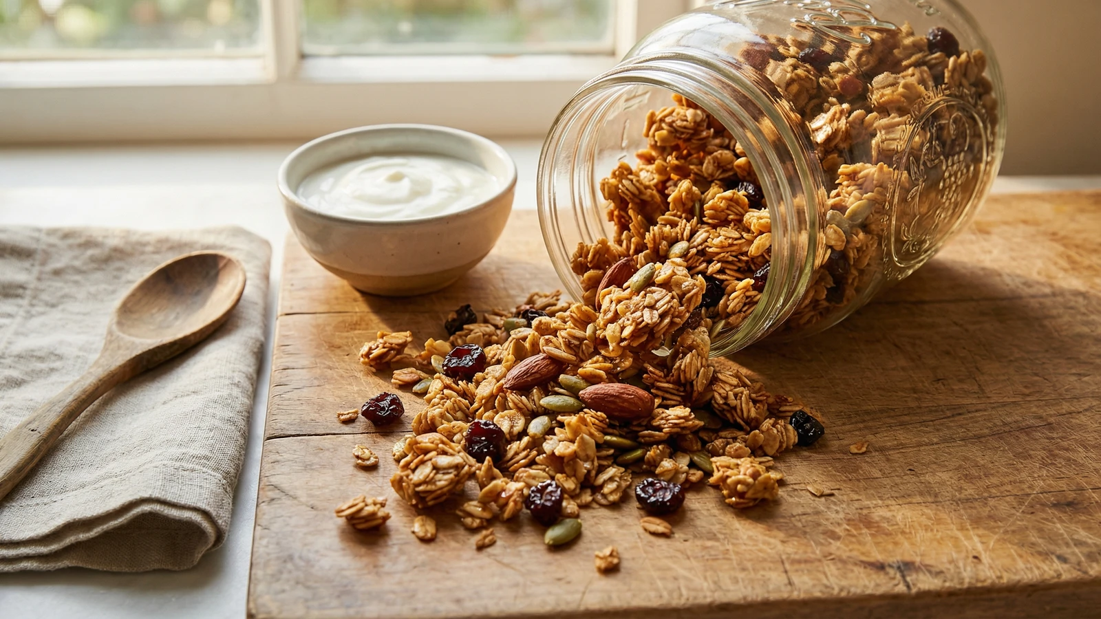 Farmers Market Granola with Local Honey