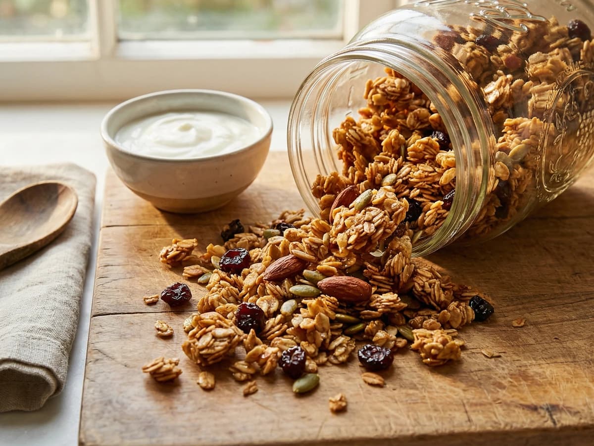 Farmers Market Granola with Local Honey - Chef Ally