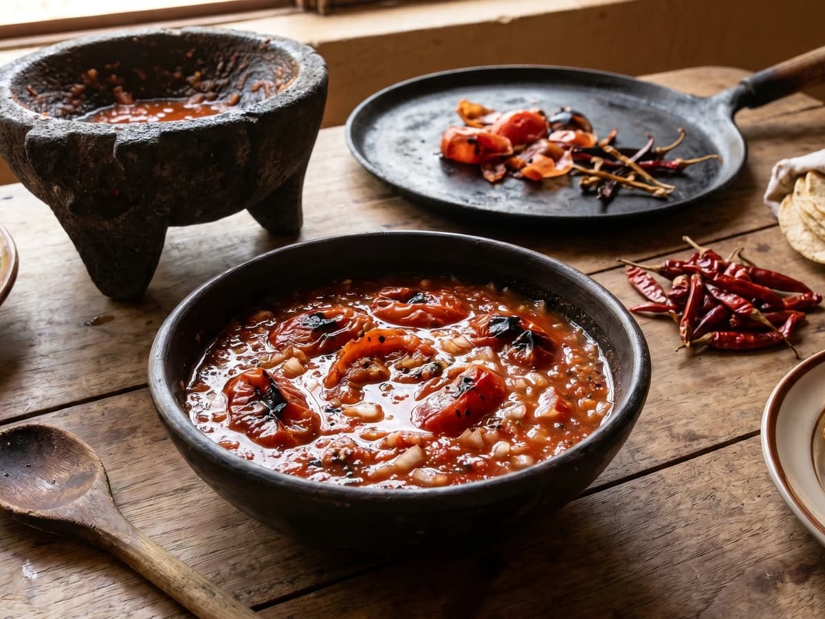 Chiapas Charred Breakfast Salsa (Chirmol Chiapaneco) - Chef Lupita