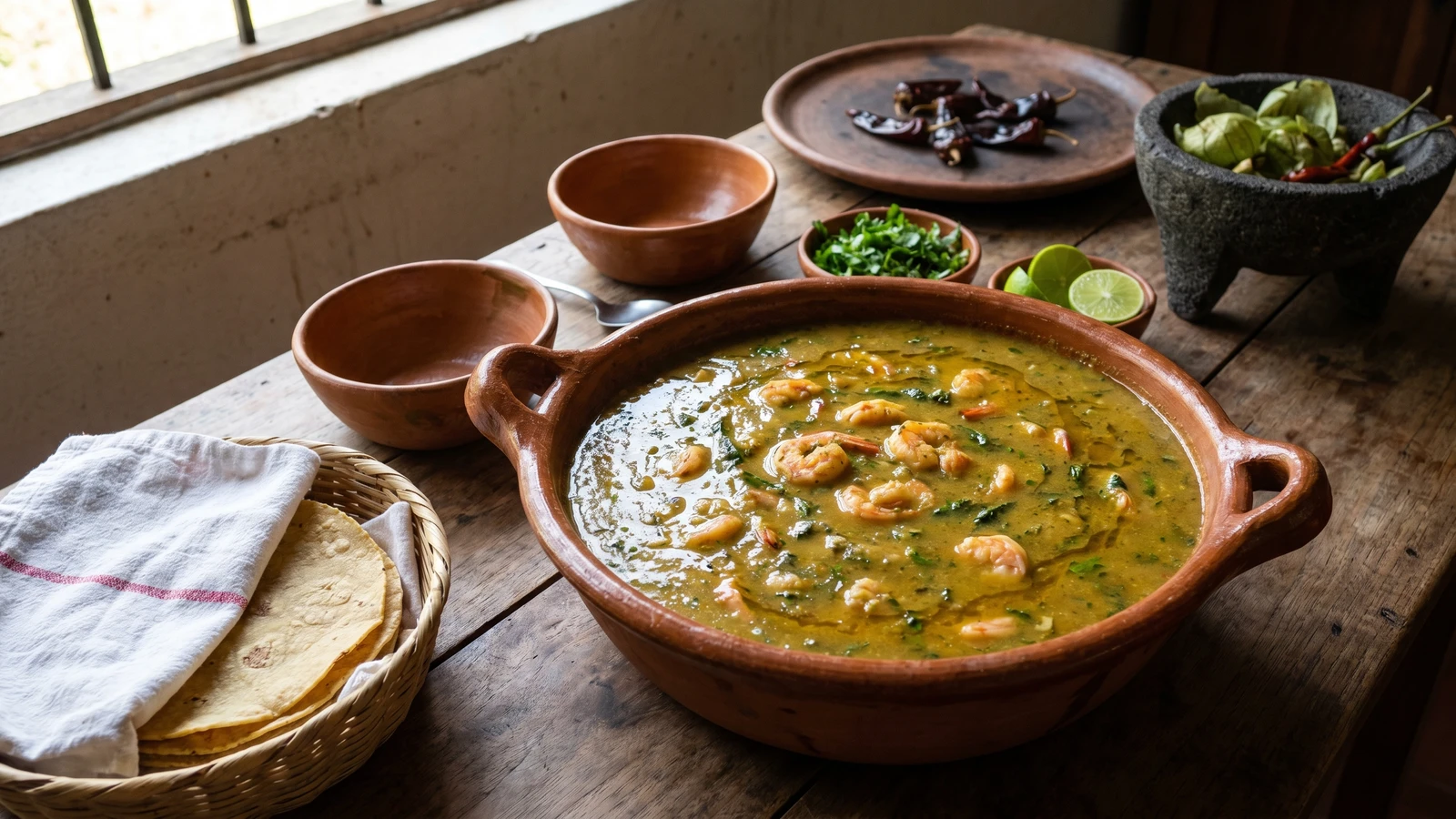 Huasteca Shrimp Masa Caldo (Huatape de Camarón)