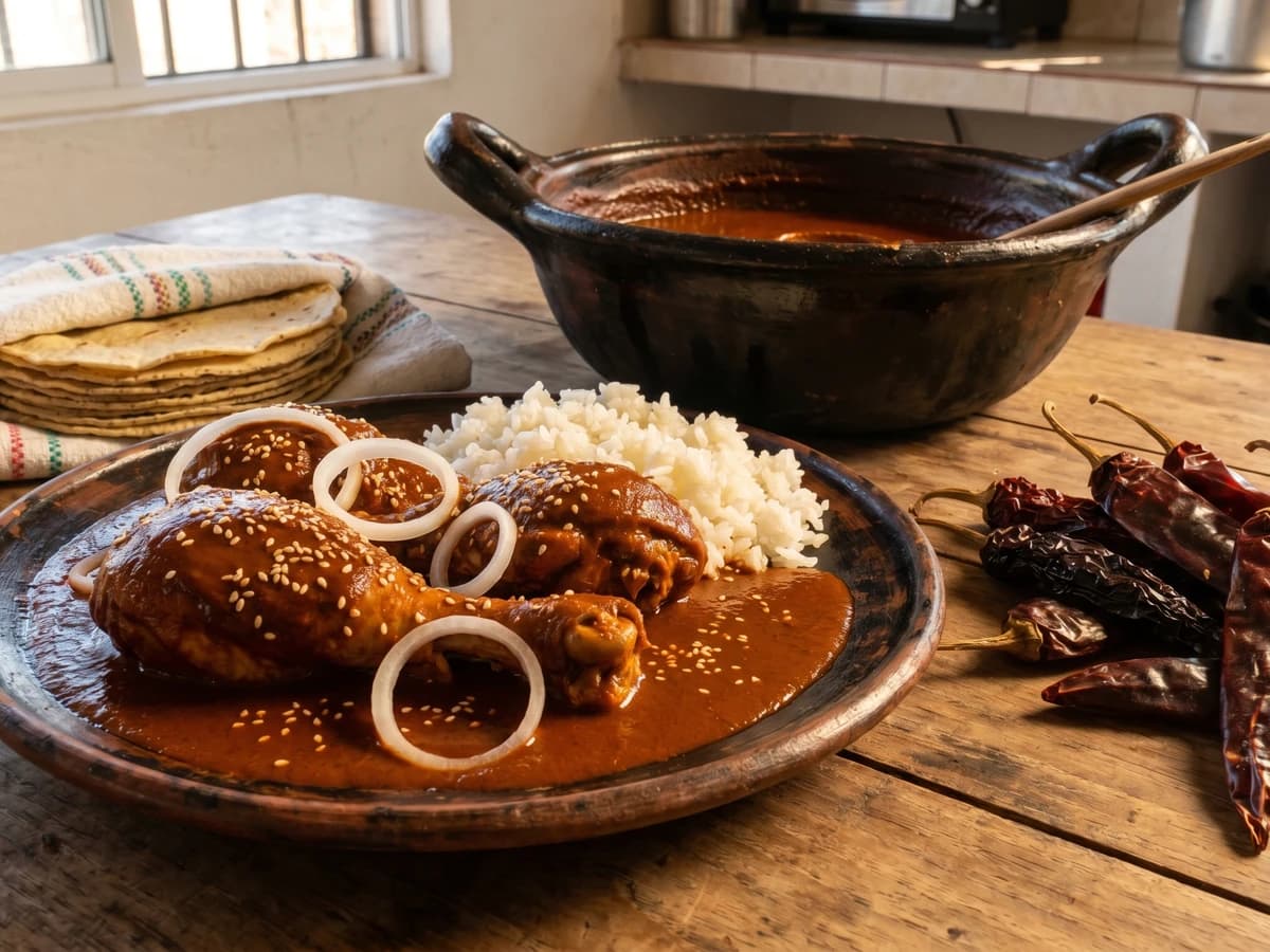 Pollo en Mole Costeño Afromestizo - Chef Lupita