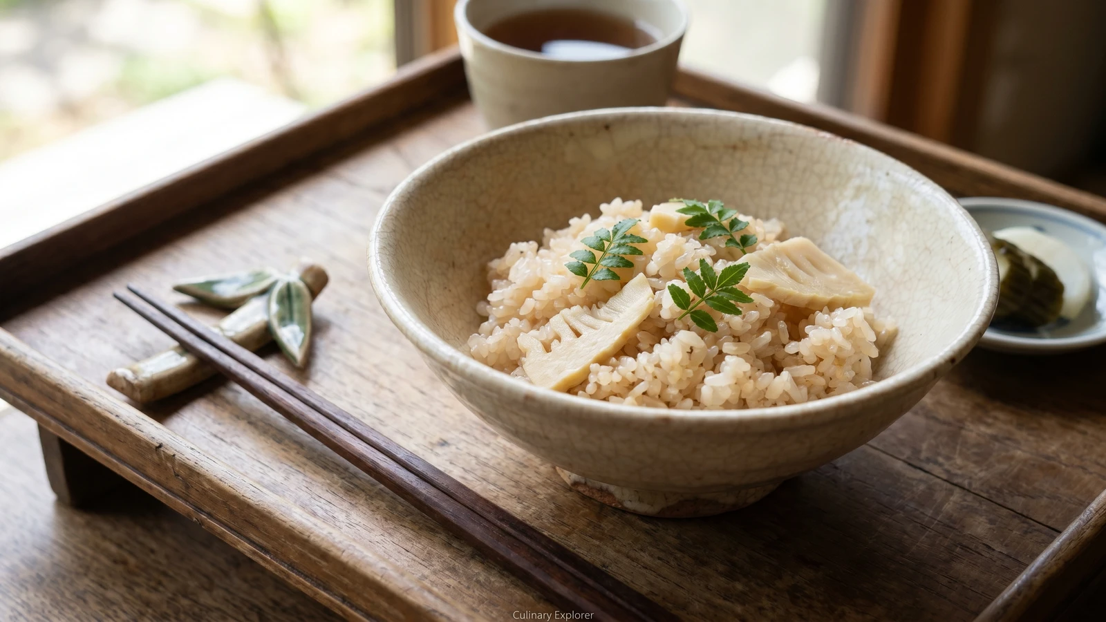 Spring Bamboo Shoot Rice (筍ご飯, Takenoko Gohan)