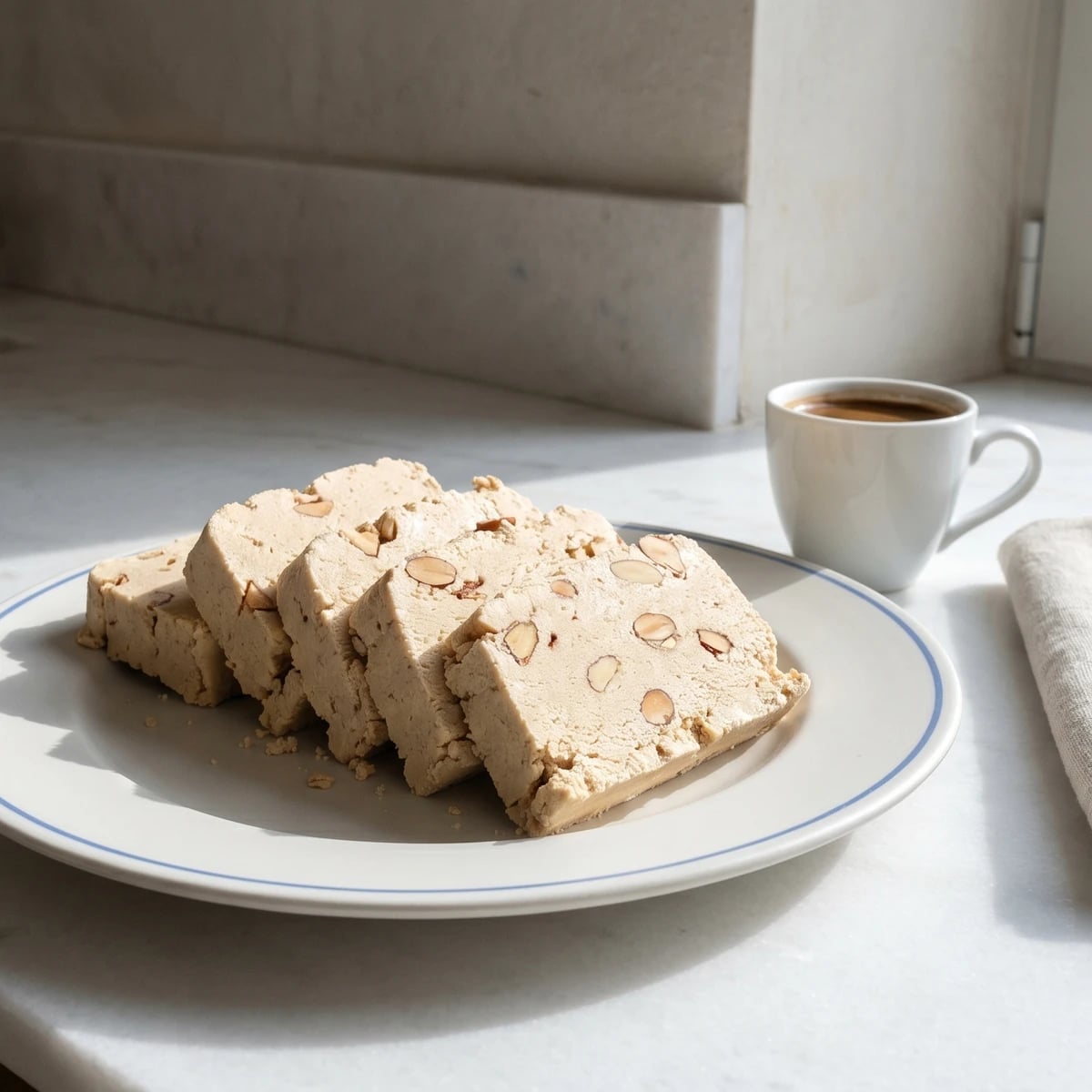 Macedonian Tahini Halva (Halvas Tahiniou, Χαλβάς Ταχινιού)