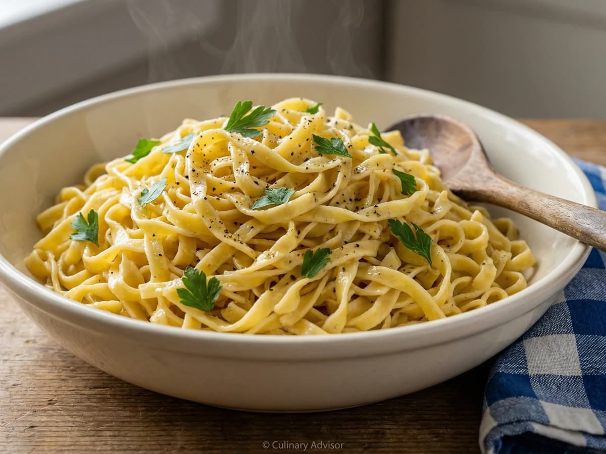 Amish Buttered Egg Noodles