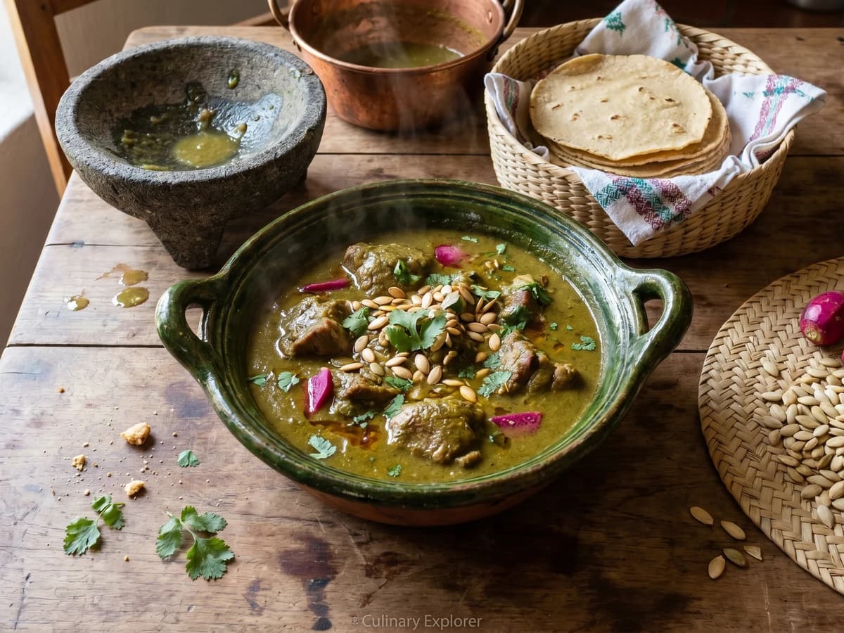 Bajio Green Pumpkin Seed Mole (Mole Verde de Pepita) - Chef Lupita
