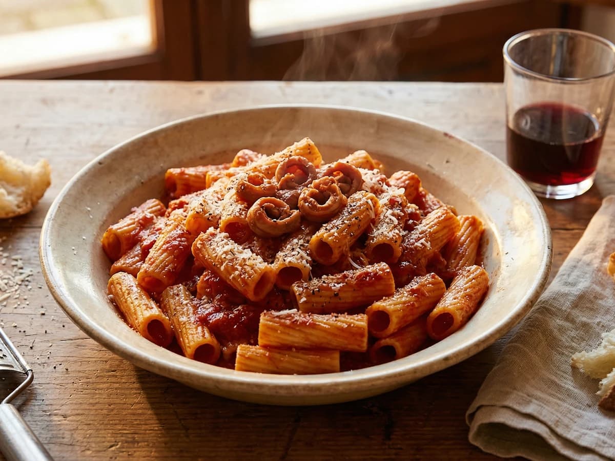 Rigatoni con la Pajata - Chef Graziella