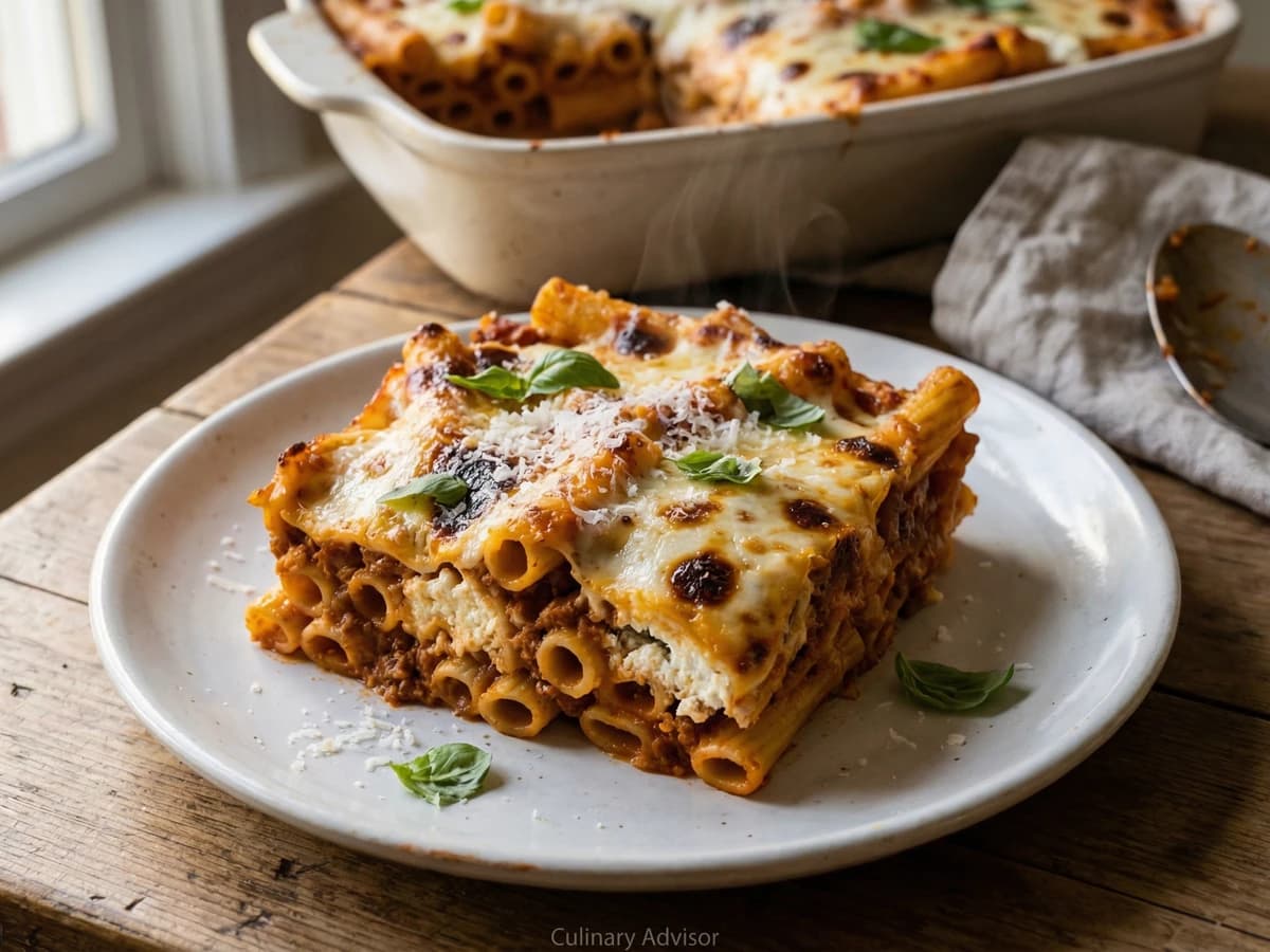 Ziti al Forno - Chef Graziella