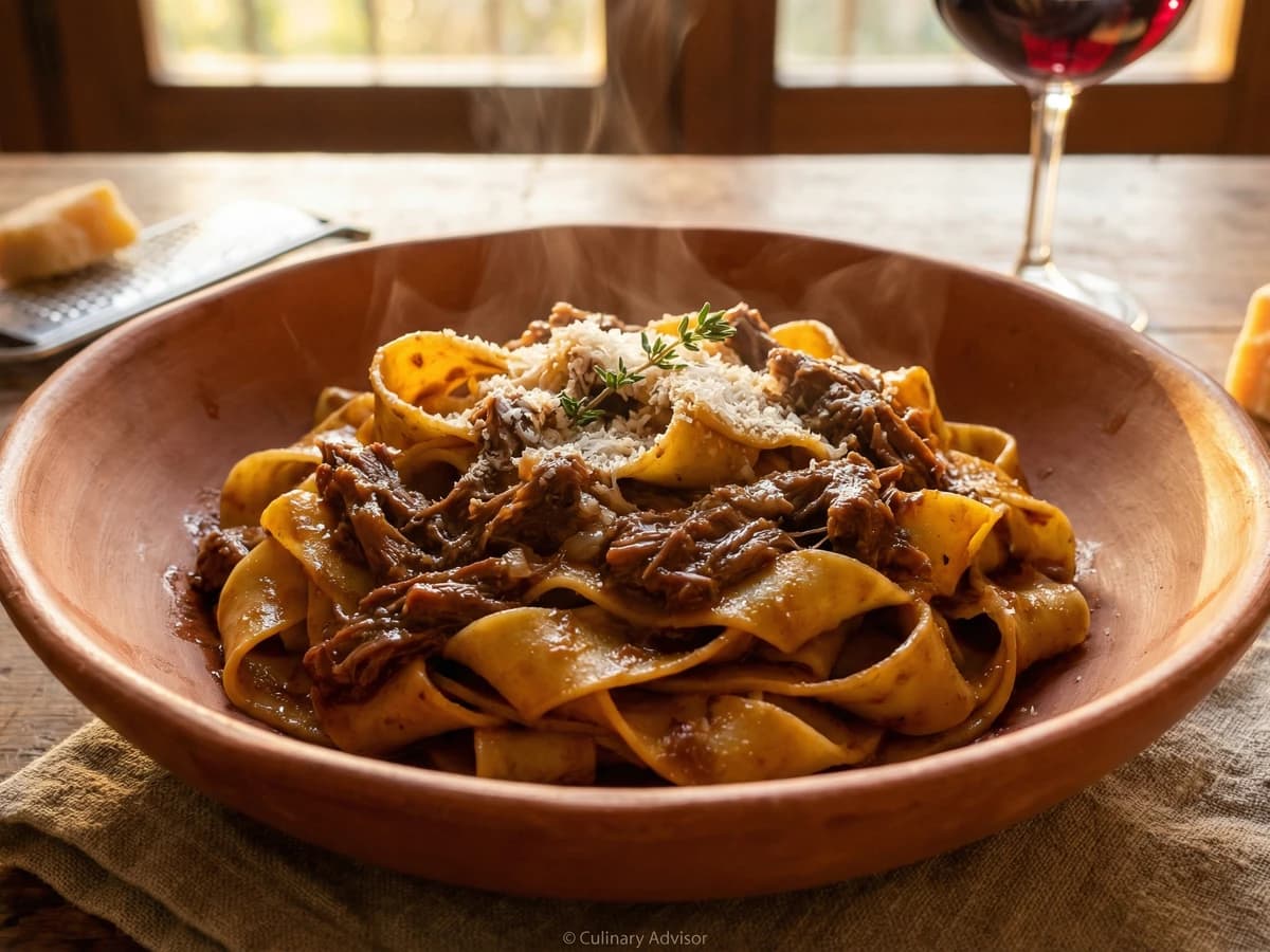 Pappardelle al Ragù di Lepre - Chef Graziella