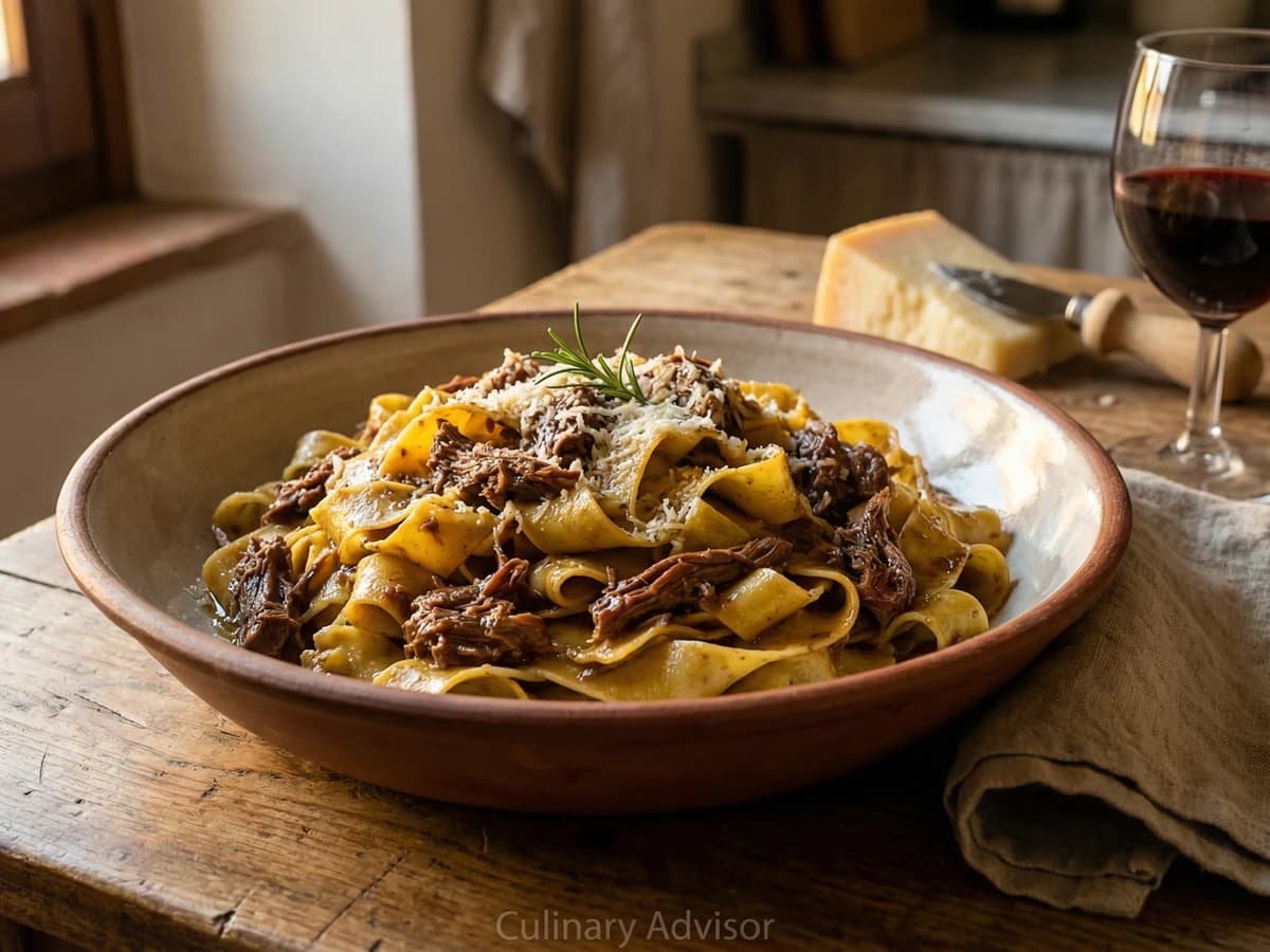 Pappardelle al Cinghiale - Chef Graziella