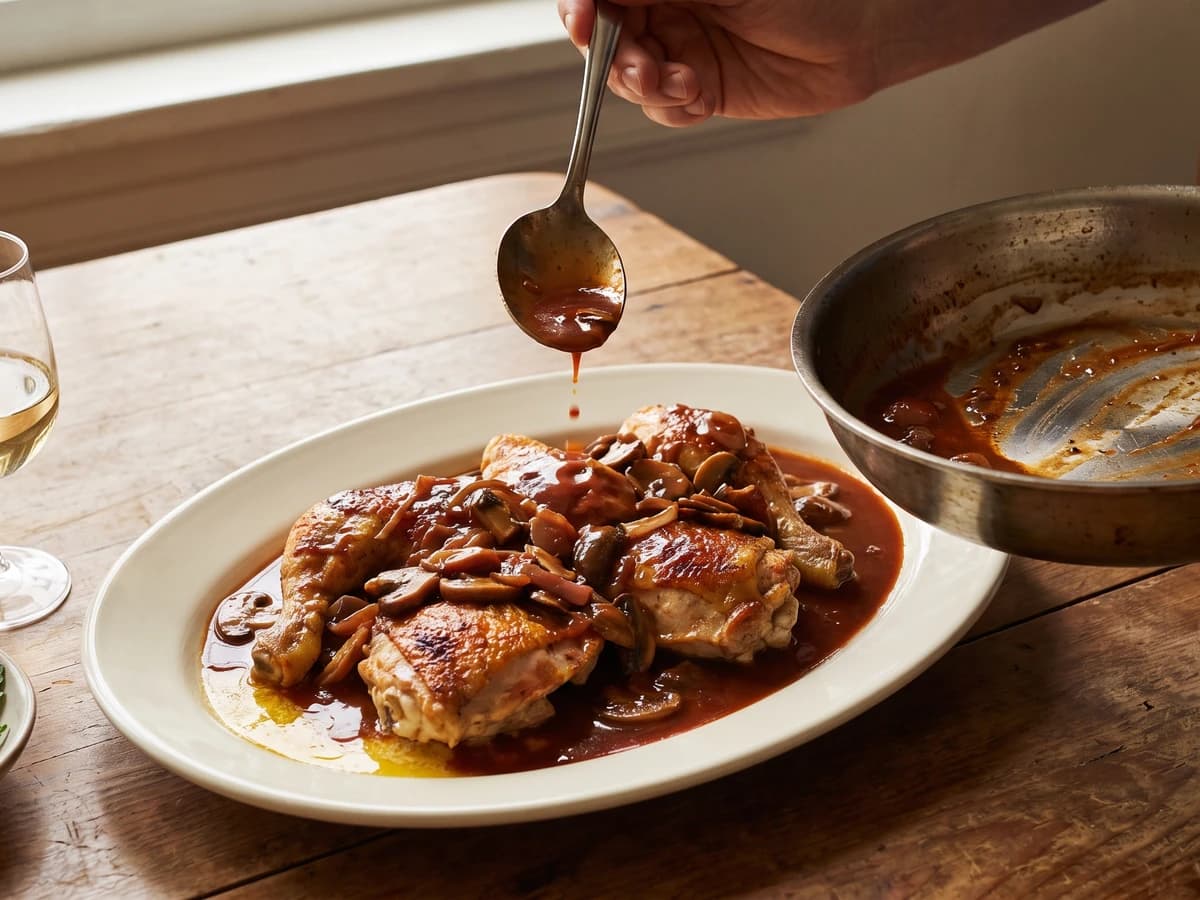 Poulet Sauté Chasseur - Chef Juliette