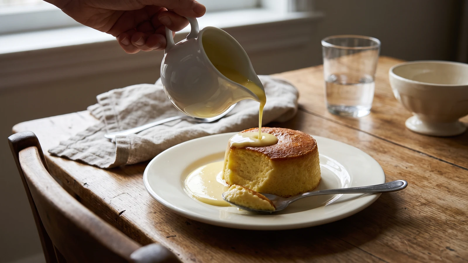 Lemon Souffléd Pudding