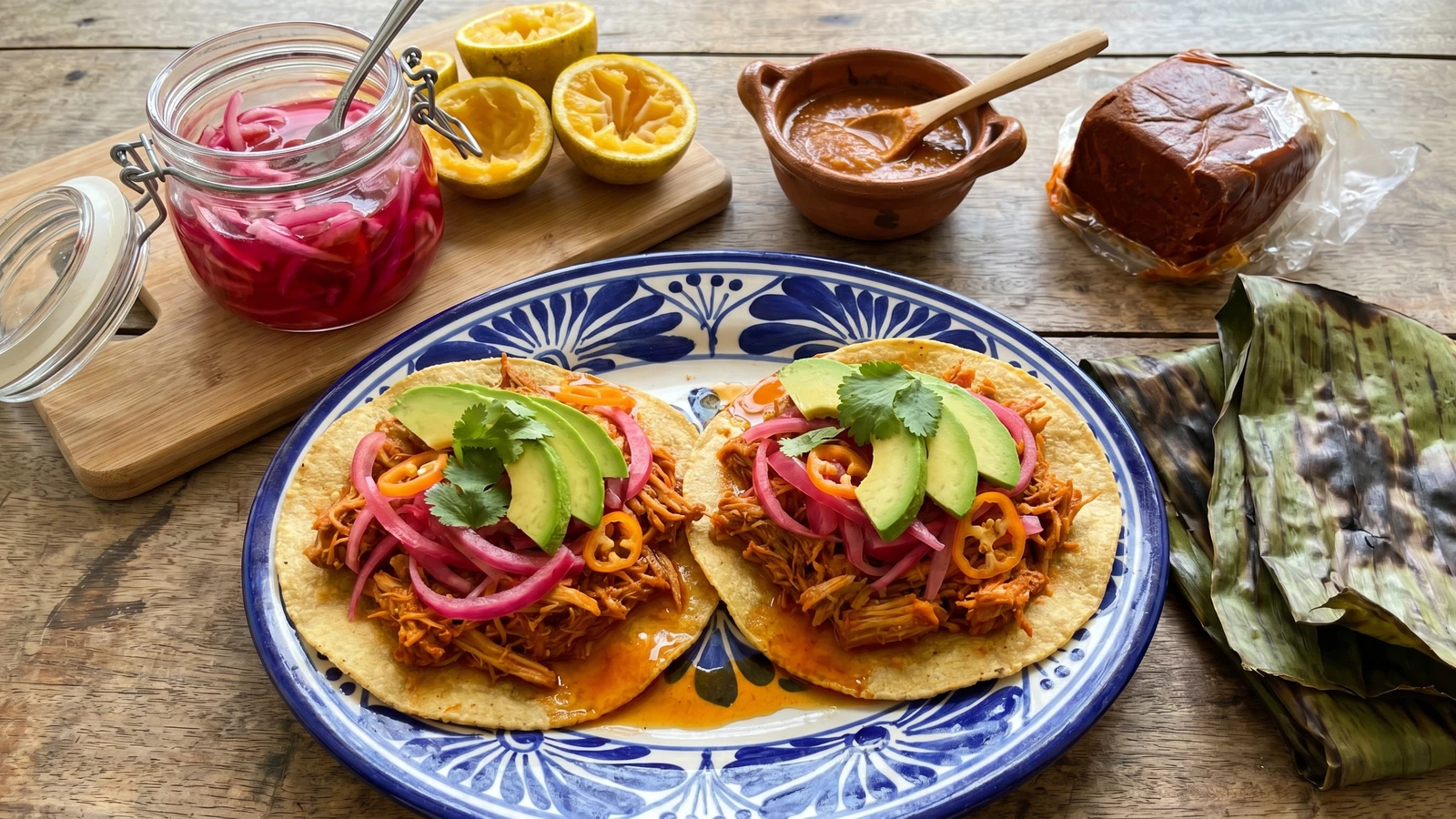 Tostadas de Cochinita Pibil