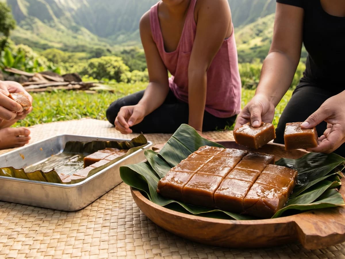 Kūlolo (Hawaiian Taro and Coconut Pudding) - Chef Makoa