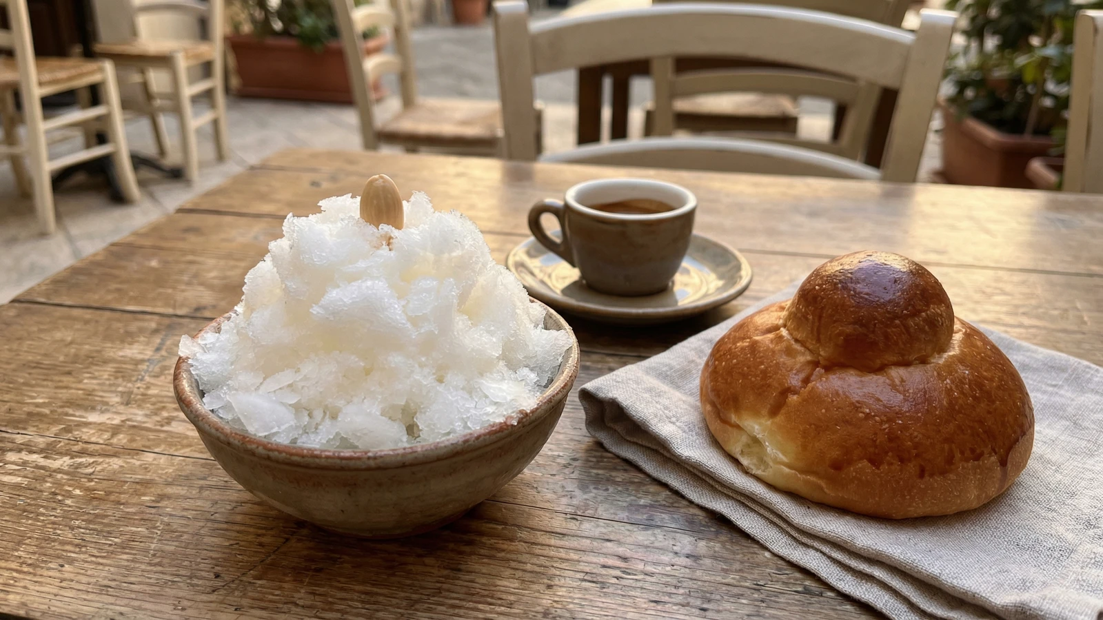 Granita Siciliana alle Mandorle