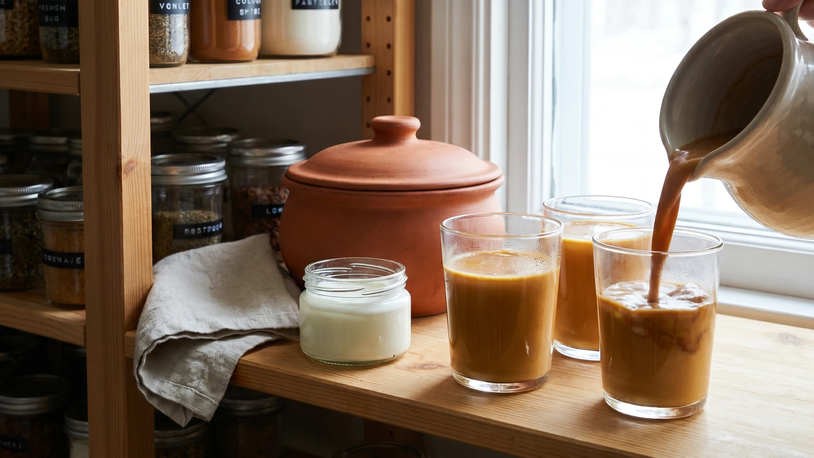 Ryazhanka (ряжанка, cultured baked milk)