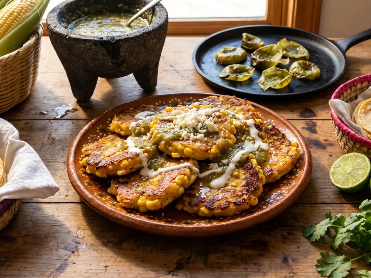 Tortitas de Elote Tapatías - Chef Lupita